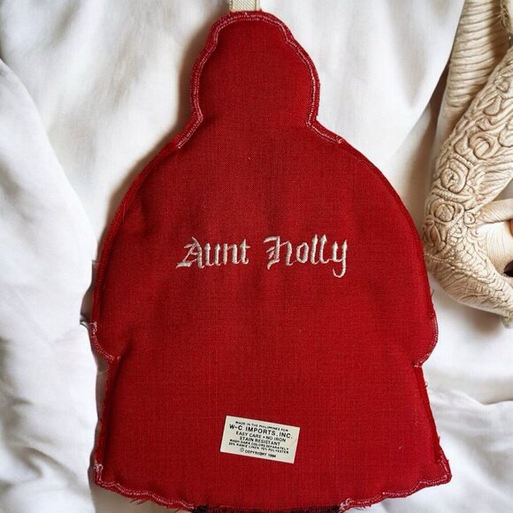 Vintage Aunt Holly Hot Pad Made In 1984 By Marshall Fields Holiday Grandma Core - Picture 4 of 6